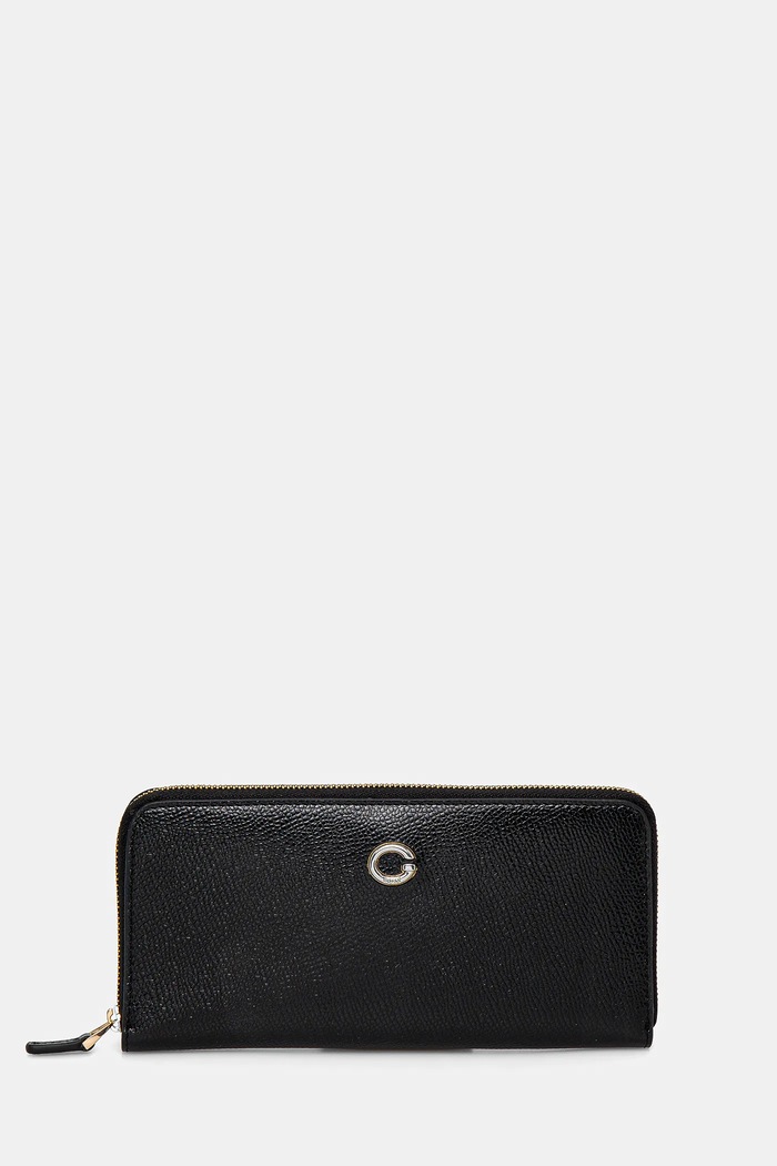 Kožená peněženka Guess přírodní kůže černá RW1760.P5201