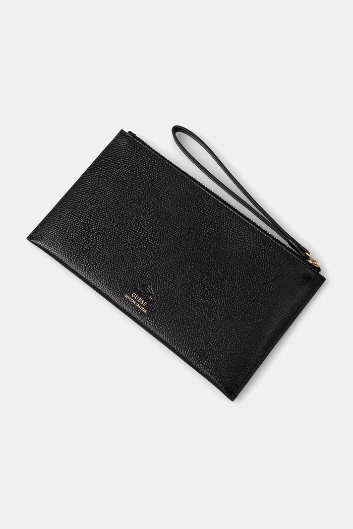 Guess portfel skórzany RW1763.P5201 czarny SS25