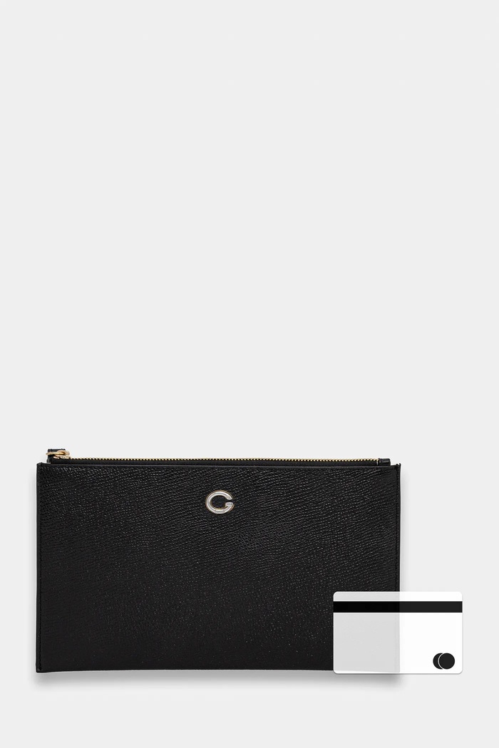 Guess portfel skórzany czarny RW1763.P5201