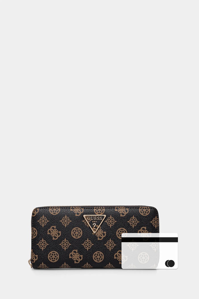 Guess portfel LAUREL SWPG85.00146 brązowy