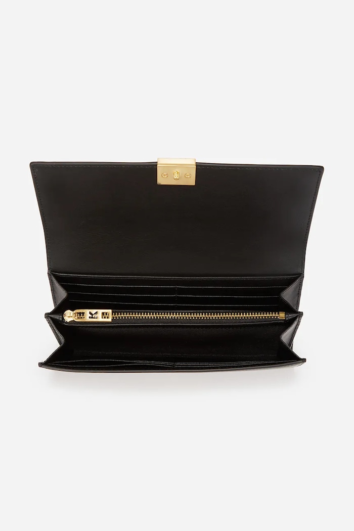 Accesorii Karl Lagerfeld portofel de piele A2W32031 negru