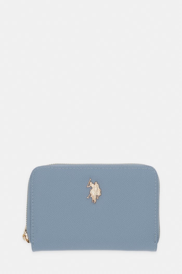 U.S. Polo Assn. portofel Jones imitatie de piele albastru WEUJE8659WVP