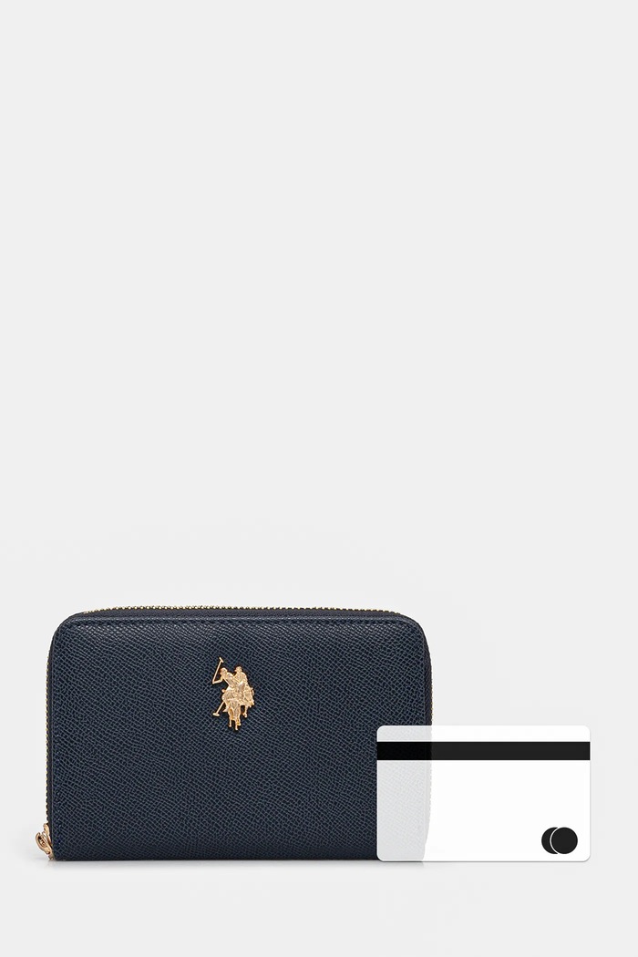 Portofel Jones U.S. Polo Assn. bleumarin WEUJE8659WVP