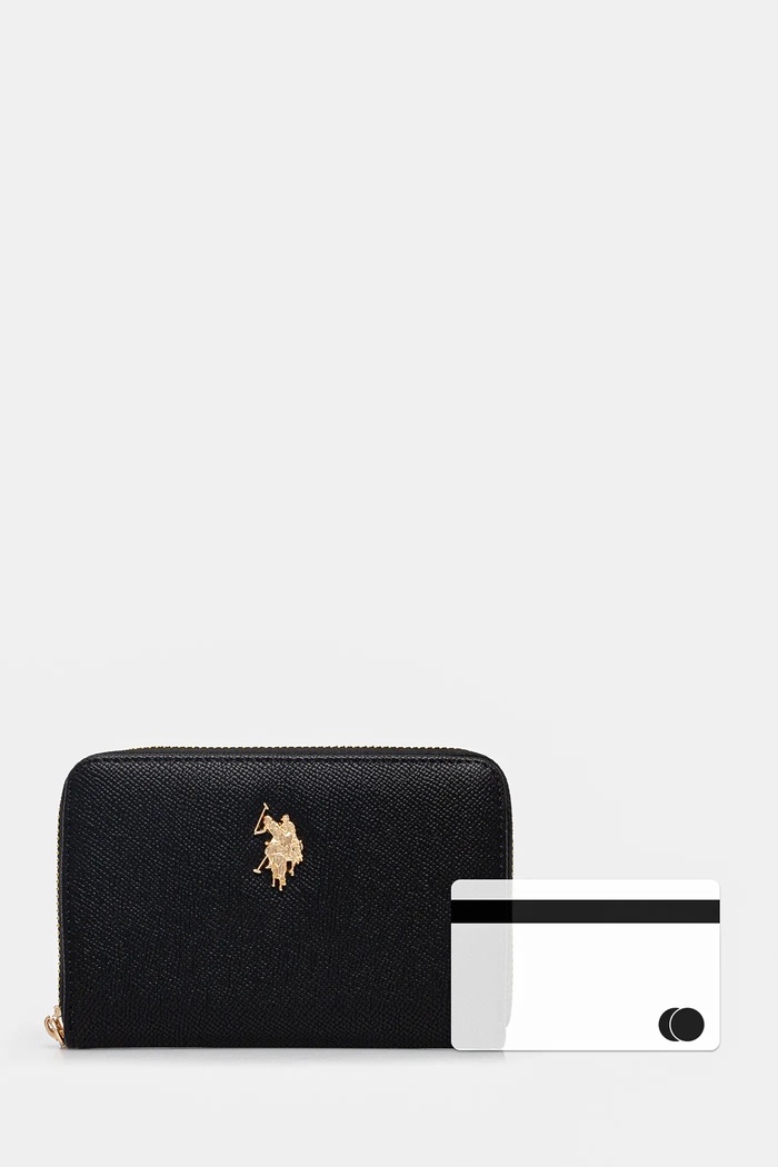 Peňaženka U.S. Polo Assn. Jones WEUJE8659WVP čierna