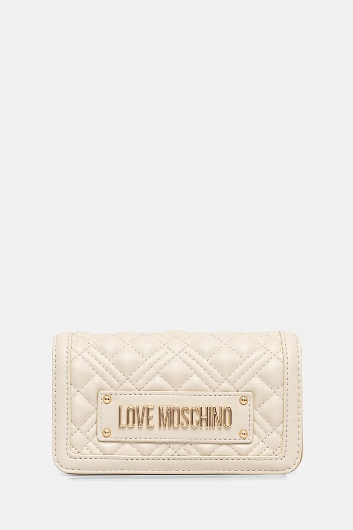 Psaníčko Love Moschino nevejde se A4 béžová JC5681PP0MLA0110