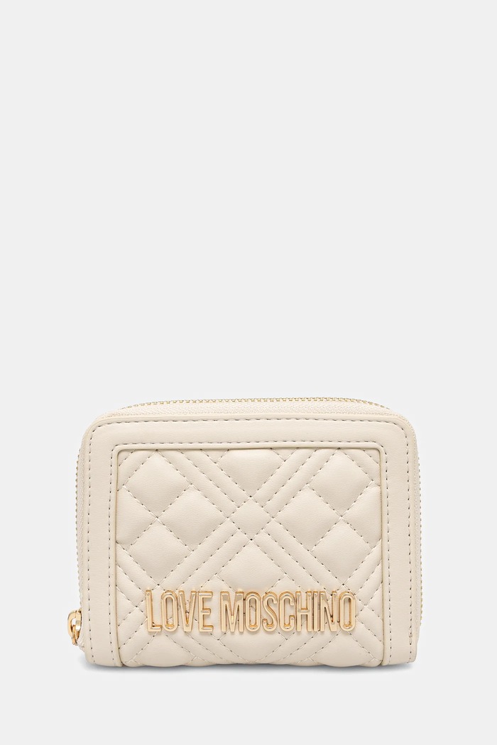 Peněženka Love Moschino imitace kůže béžová JC5710PP0MLA0110