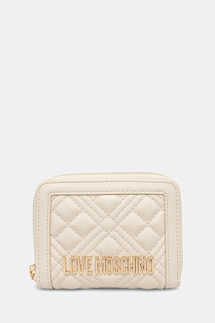 Peněženka Love Moschino imitace kůže béžová JC5710PP0MLA0110