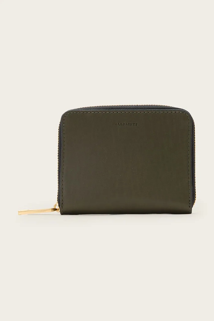 Kožni novčanik AllSaints LENA HEX Planet friendly zelena W130XC