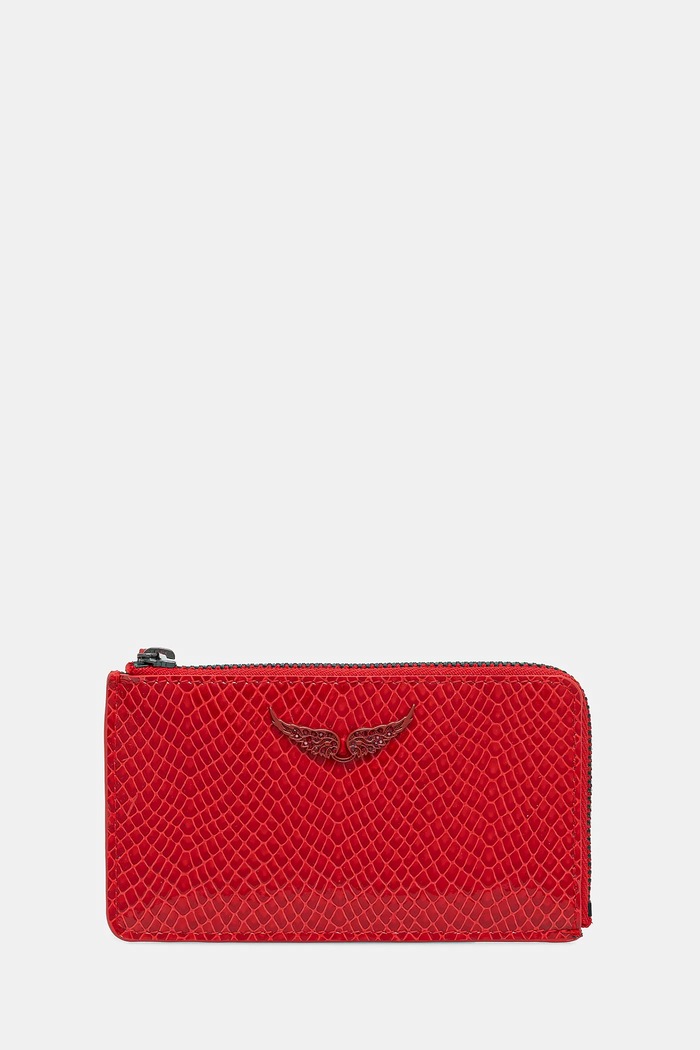ZADIG&VOLTAIRE portfel skóra licowa czerwony LWSG01197.648