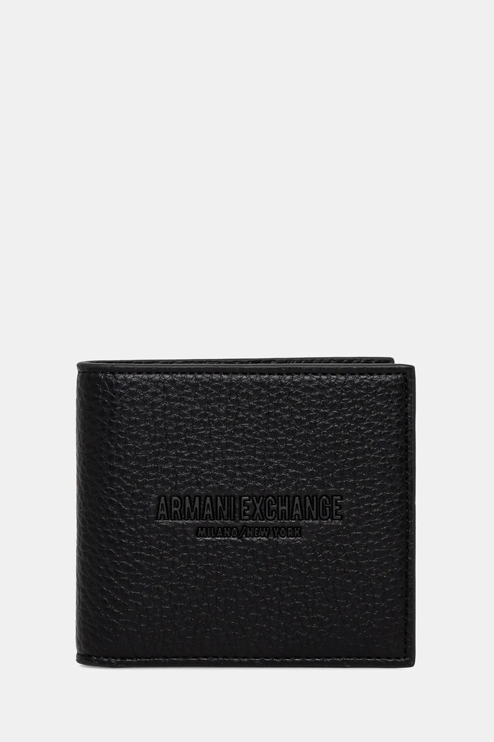 Armani Exchange portfel drobny wzór czarny XM000168.AF11931