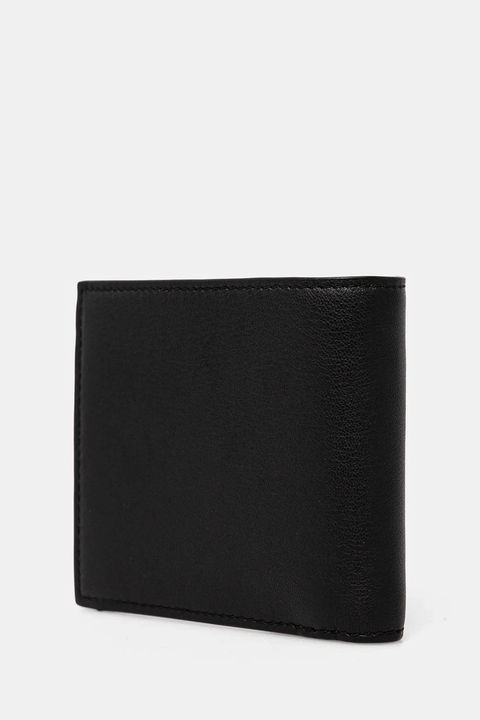 Kožená peněženka HUGO 50536062 černá SS25