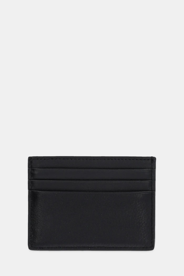 Kožni etui za kartice Tommy Hilfiger AM0AM13030 crna SS25