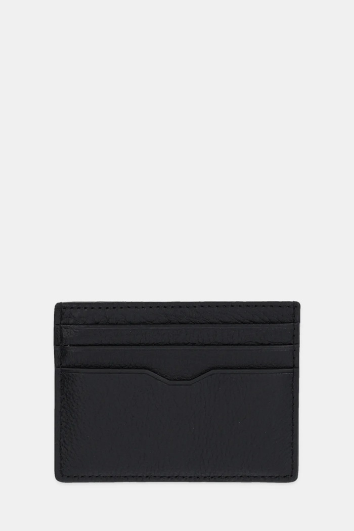 Kožni etui za kartice Tommy Hilfiger AM0AM13041 crna SS25