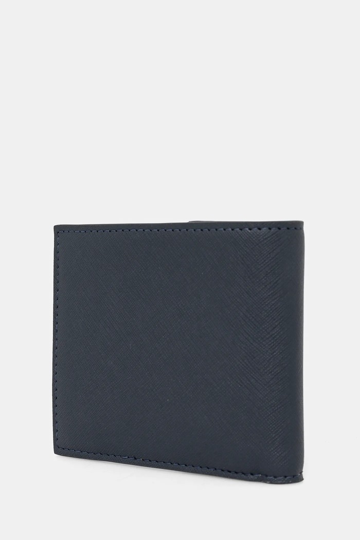 Kožená peněženka BOSS Zair_4cc_Coin N. 50536710 modrá SS26