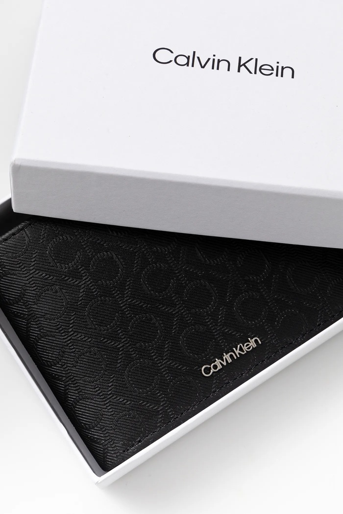 Kožni novčanik Calvin Klein crna K50K512684