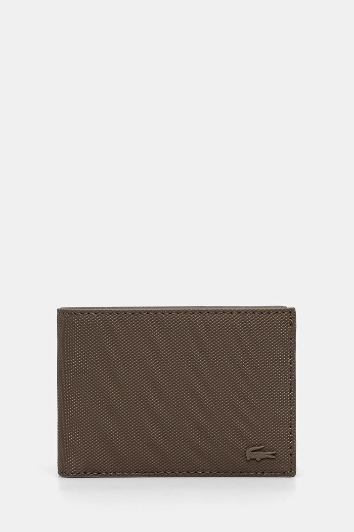 Πορτοφόλι Lacoste απλό καφέ NH4419HC