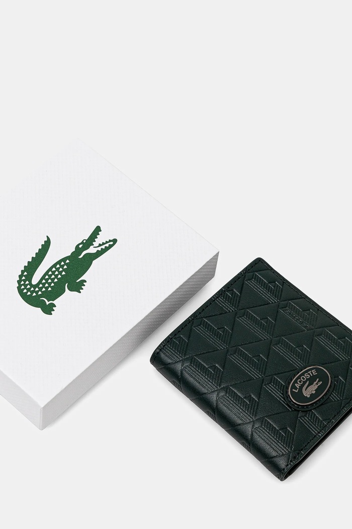 Peněženka pánská kožená Lacoste NH4575MR zelená