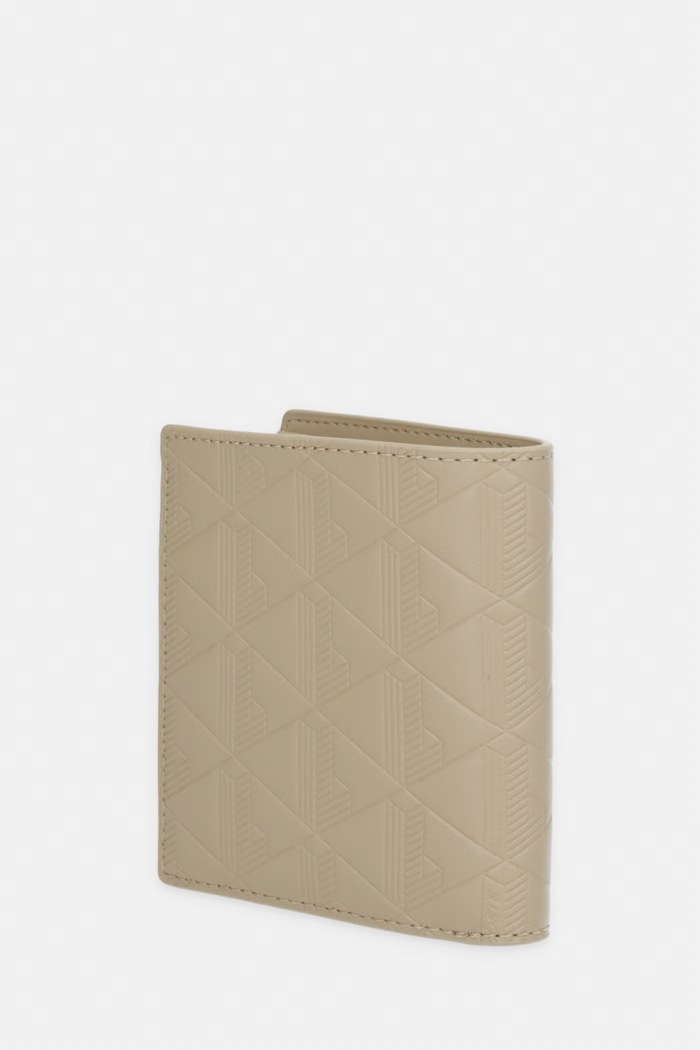 Lacoste portfel męski skórzany NH4575MR beżowy SS26