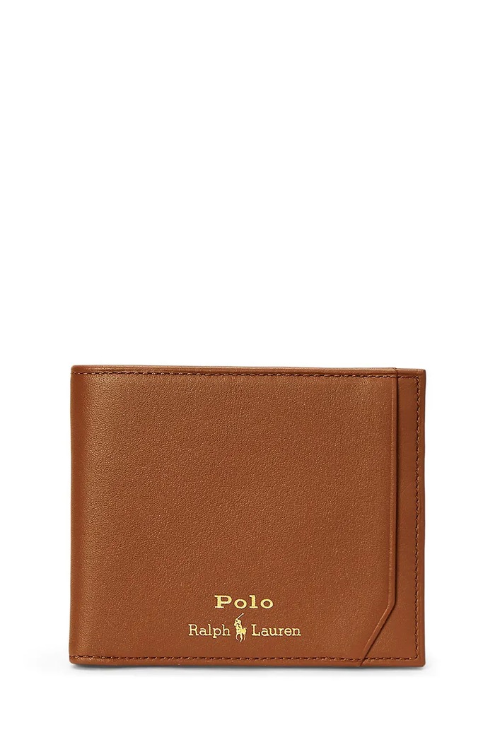 Polo Ralph Lauren Portfel damski skórzany brązowy 405963228