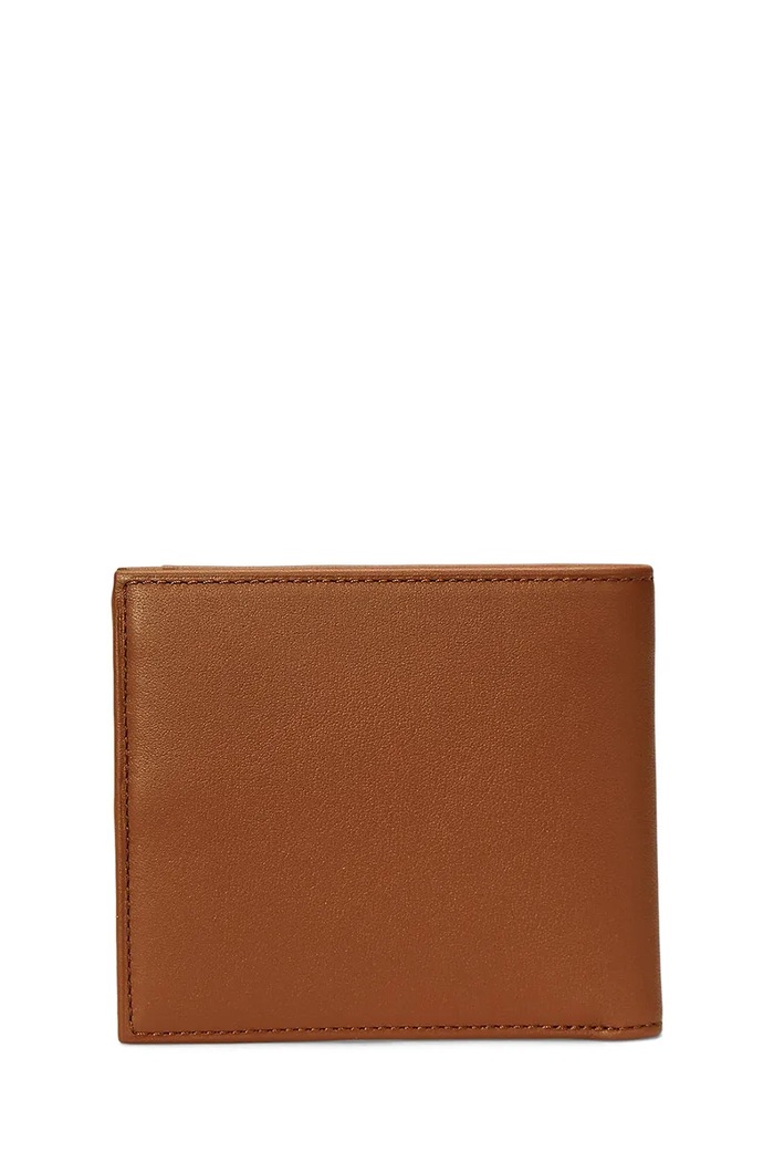 Polo Ralph Lauren Portfel damski skórzany 405963228 brązowy AW25