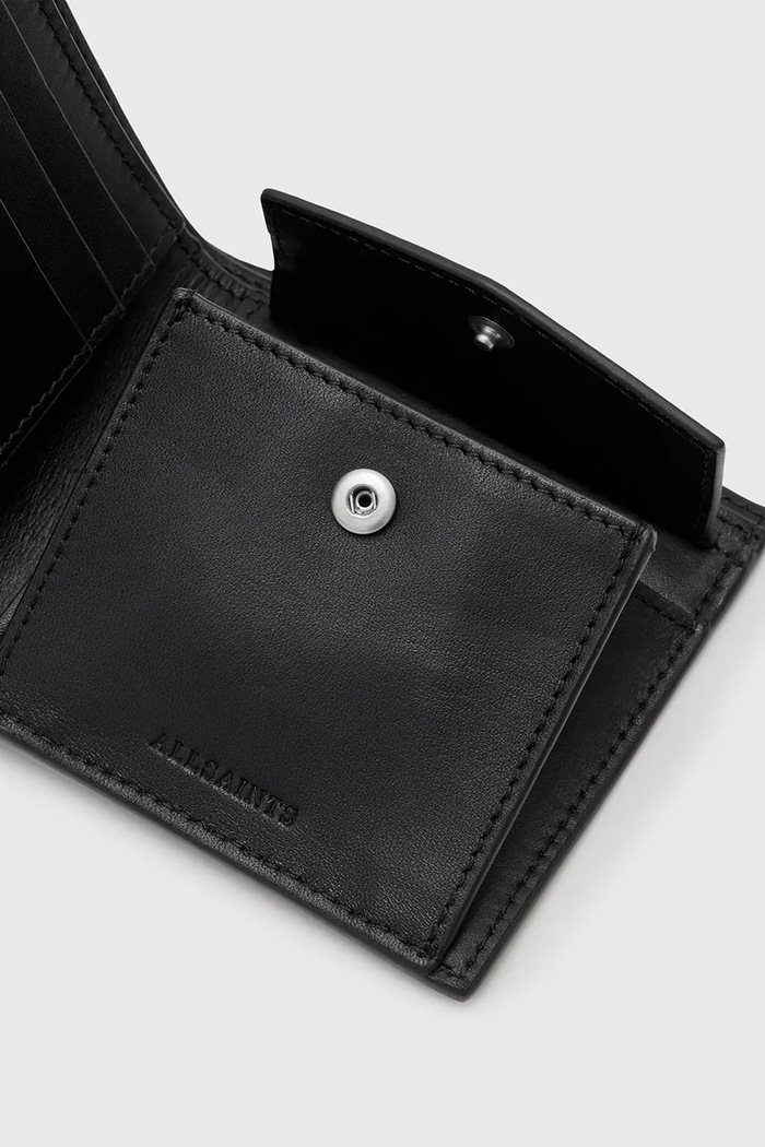 AllSaints portfel skórzany DELPH M284XB czarny