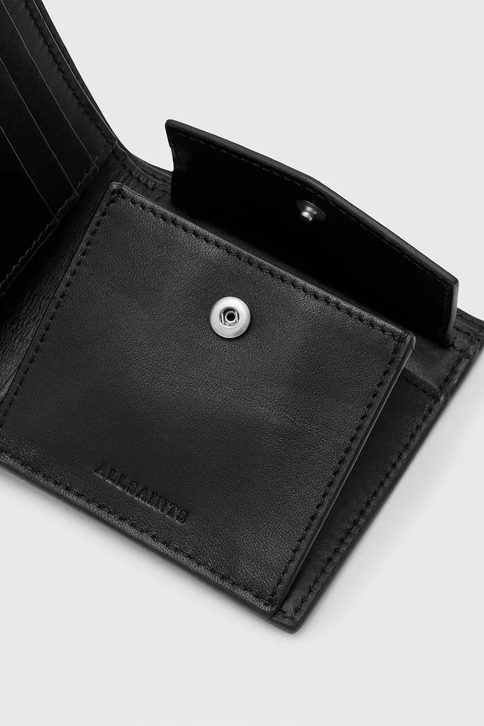 AllSaints portfel skórzany DELPH M284XB czarny