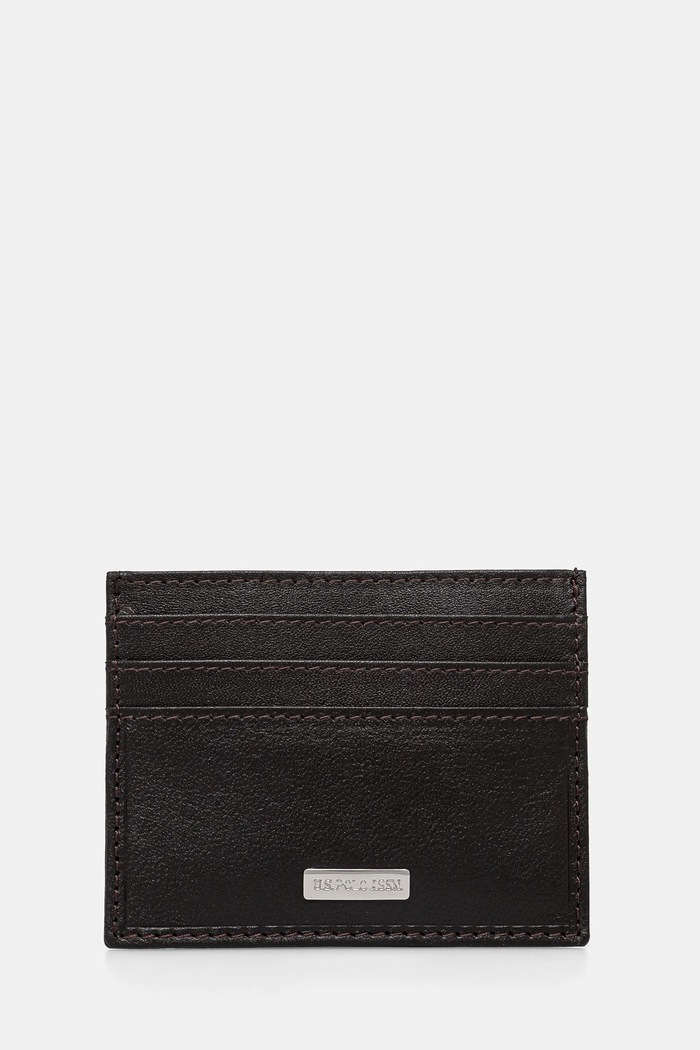 U.S. Polo Assn. etui na karty skórzane Utah etui na karty brązowy WEUUA2616MHA