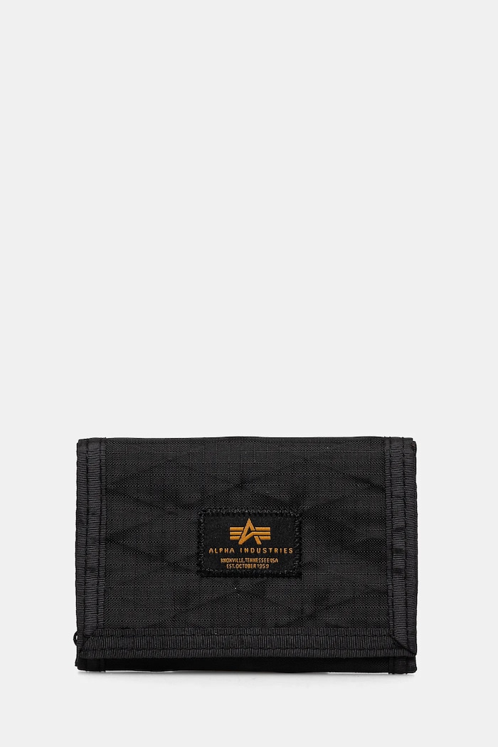 Alpha Industries portfel Combat Label Wallet tekstylny czarny 156951