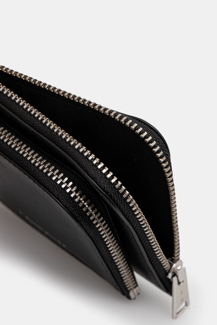 Кожен портфейл Carhartt WIP Double Vegas Zip Wallet черен I033802.0M4XX