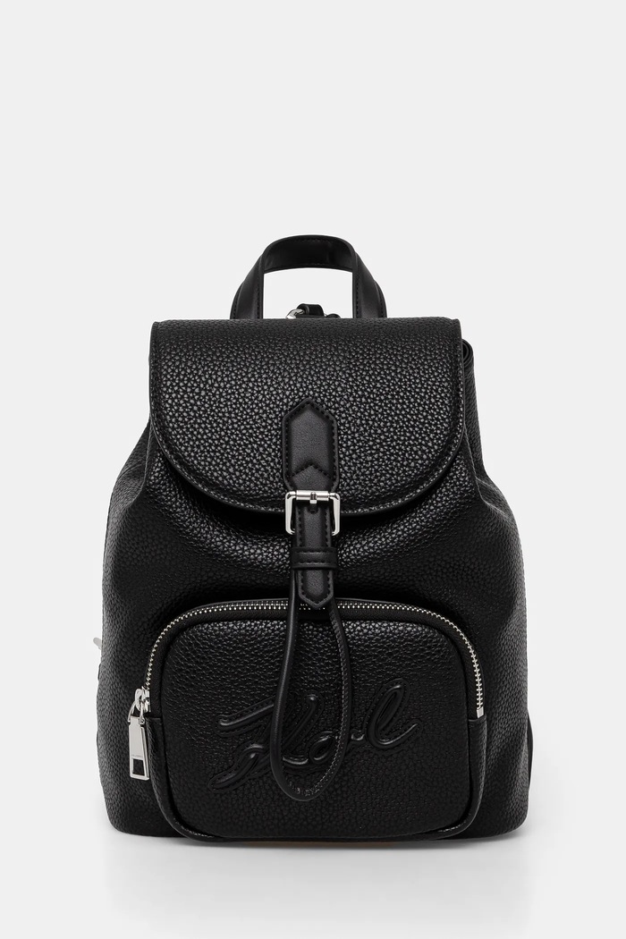 Ruksak Karl Lagerfeld imitácia kože čierna A1W30147