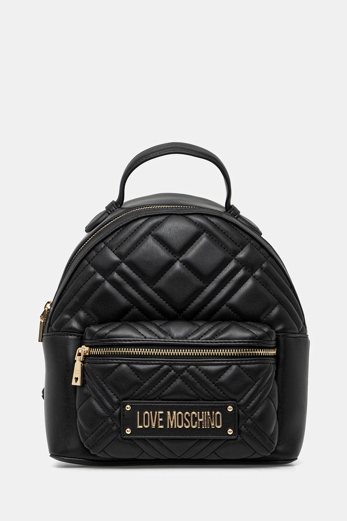 Batoh Love Moschino nášivka černá JC4148PP1