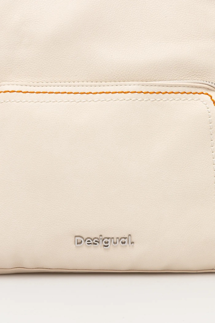 Desigual plecak TRAMA PRETORIA beżowy 25SAKP21