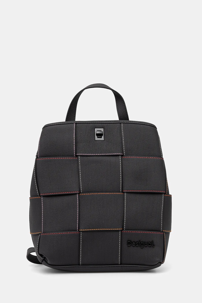Desigual plecak YOKO NEGRO SUMY MINI nie mieści A4 czarny 25SAKP35