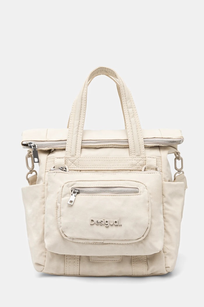 Desigual plecak BASIC MODULAR VO nie mieści A4 beżowy 25SAXY11