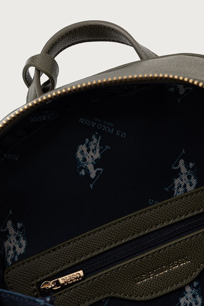 Ruksak dámsky z imitácie kože Jones U.S. Polo Assn. zelená BEUJE8653WVP