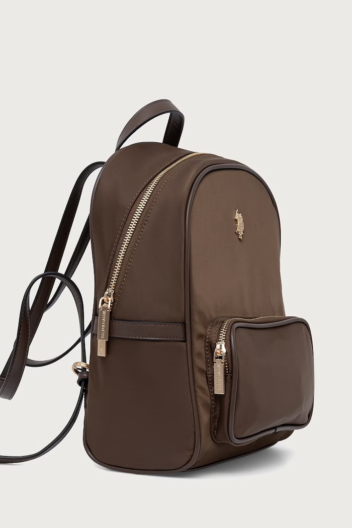 U.S. Polo Assn. Plecak damski Houston BEUHU6388WZC brązowy SS25