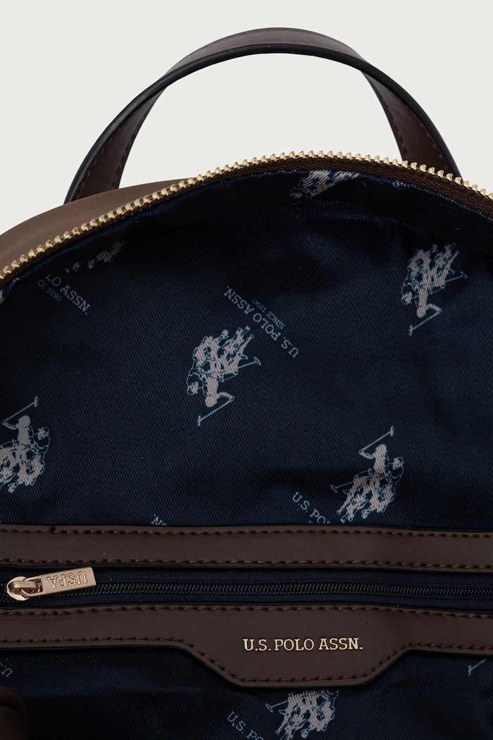 Plecak damski Houston U.S. Polo Assn. brązowy BEUHU6388WZC