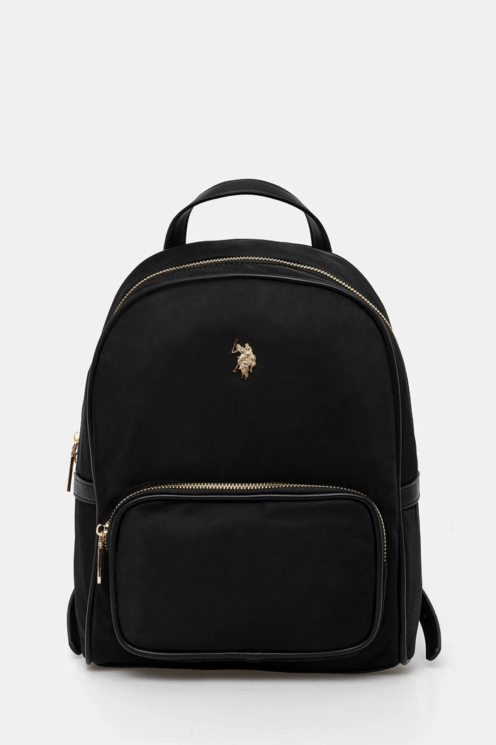 Рюкзак U.S. Polo Assn. Houston гладкий чёрный BEUHU6388WZC