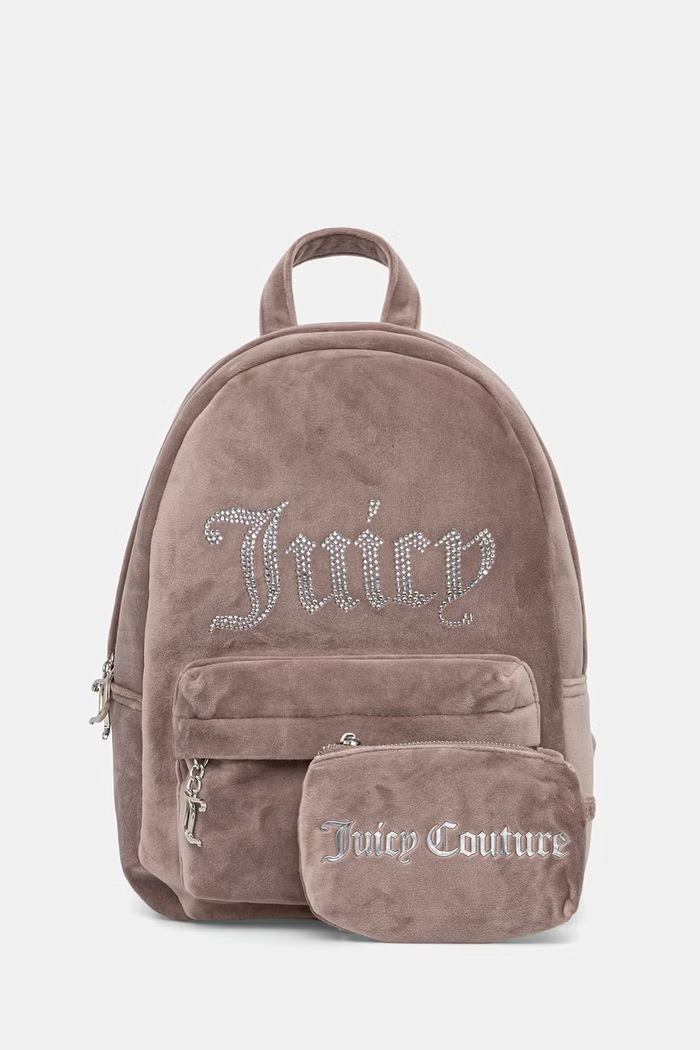 Juicy Couture batoh dámský velurový KIMBERLY béžová BEJQL8760WPO