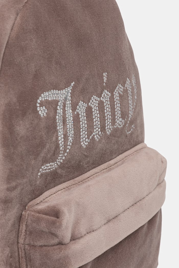 Juicy Couture batoh dámský velurový KIMBERLY béžová BEJQL8760WPO