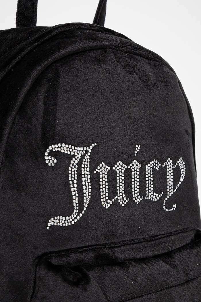 Juicy Couture batoh dámský velurový KIMBERLY černá BEJQL8760WPO