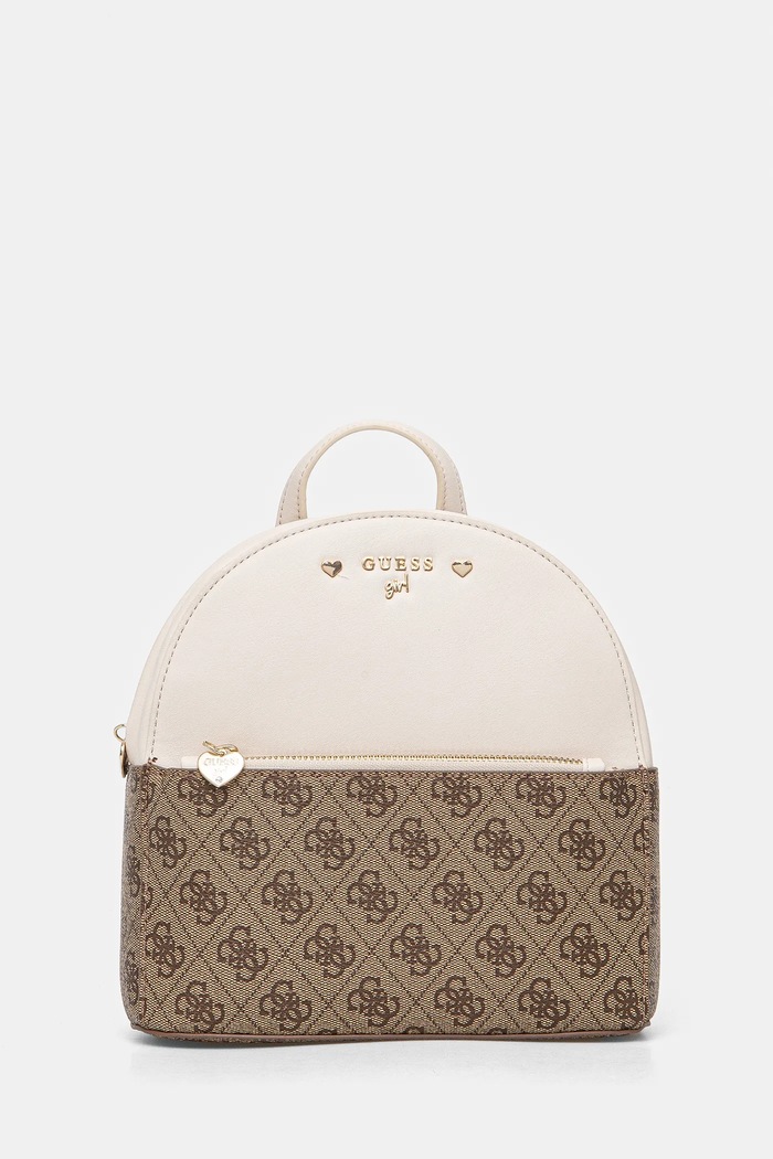 Detský ruksak Guess imitácia kože béžová J4RZ34.WFEN0.PPYA