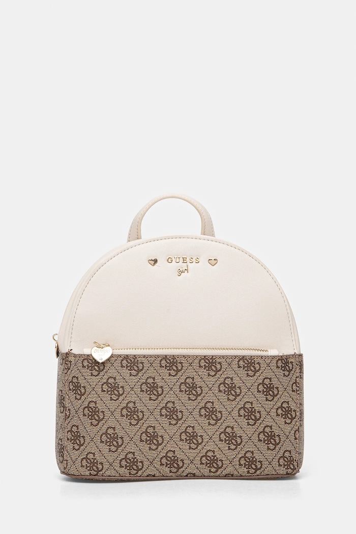 Detský ruksak Guess imitácia kože béžová J4RZ34.WFEN0.PPYA