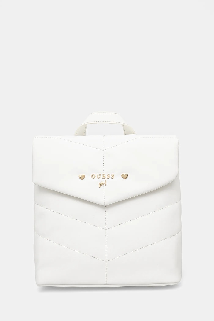 Ruksak Guess Girl jednofarebný béžová J5RZ33.WGVT0.PPYA