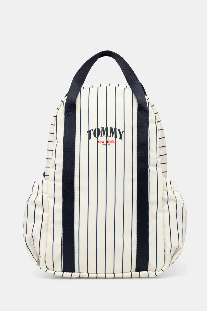 Detský ruksak Tommy Hilfiger vzorovaný béžová AU0AU01946.PPYA
