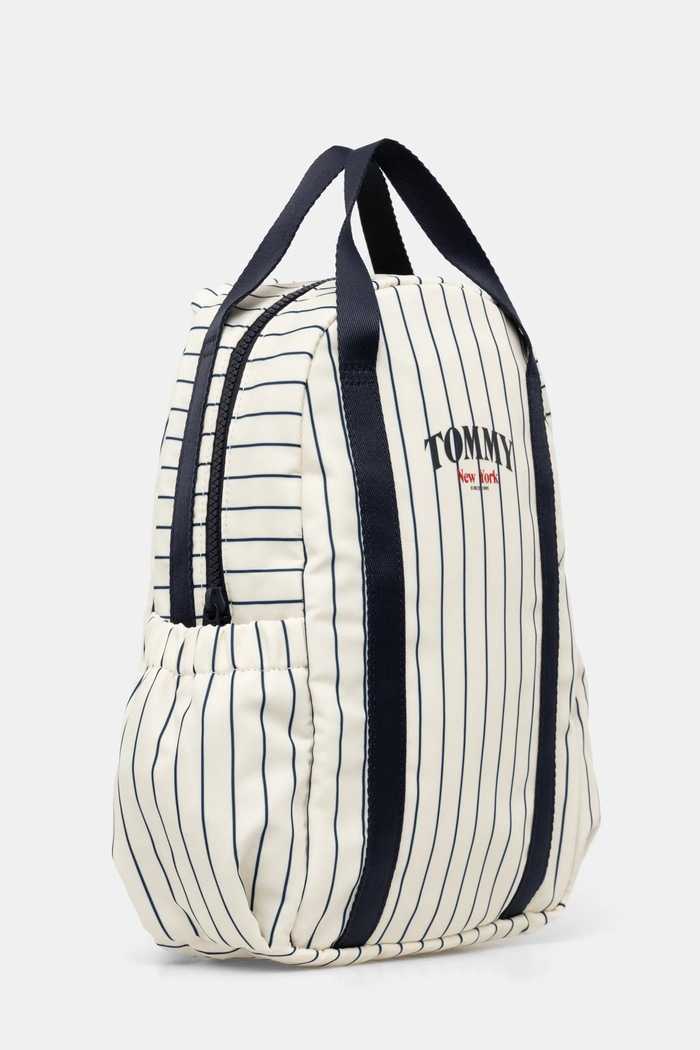 Detský ruksak Tommy Hilfiger AU0AU01946.PPYA béžová SS25
