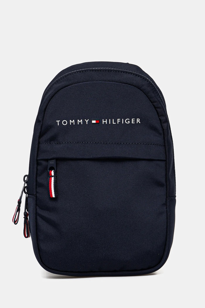 Παιδικό σακίδιο Tommy Hilfiger υφασμάτινο σκούρο μπλε AU0AU01895.PPYA