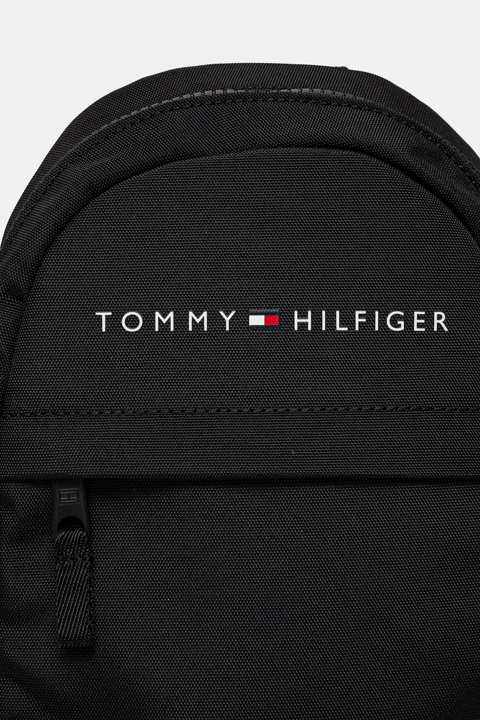 Παιδικό σακίδιο Tommy Hilfiger μαύρο AU0AU01895.PPYA