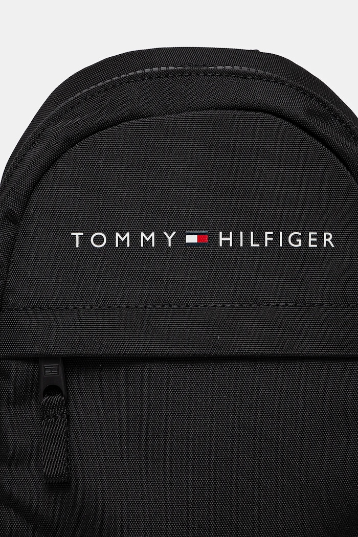 Παιδικό σακίδιο Tommy Hilfiger μαύρο AU0AU01895.PPYA