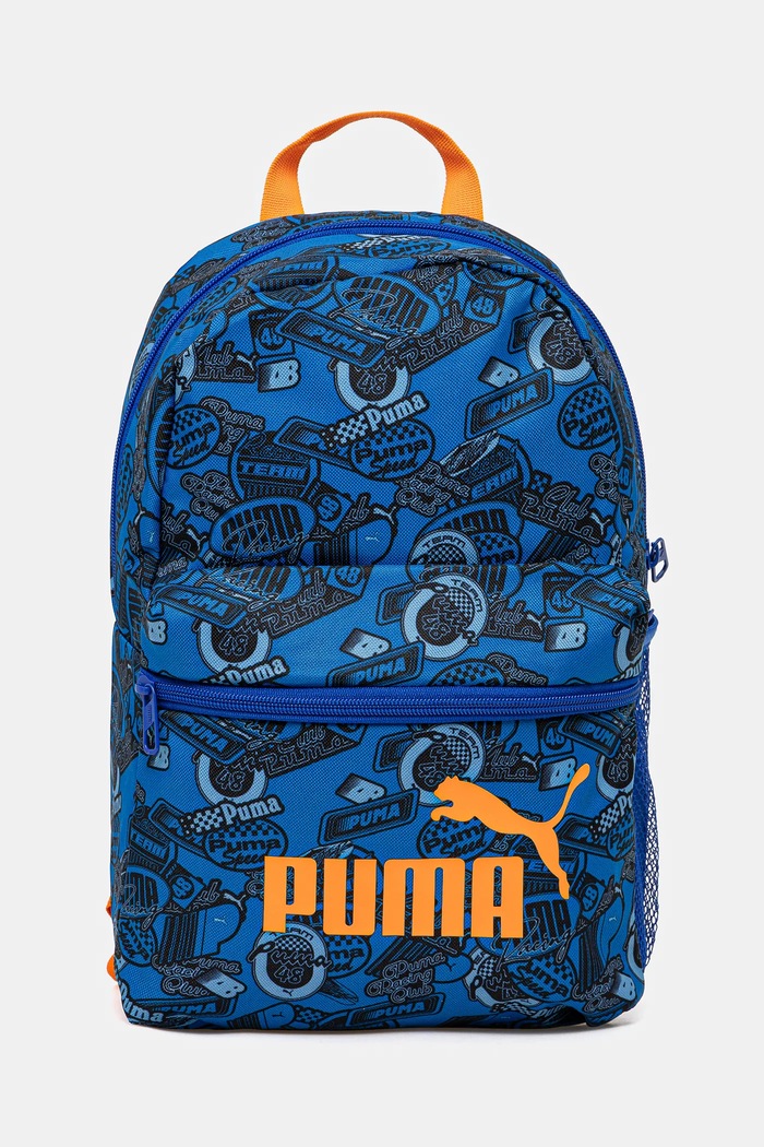 Puma ghiozdan copii PHASE AOP Small Backpack nu incape in A4 albastru 091324